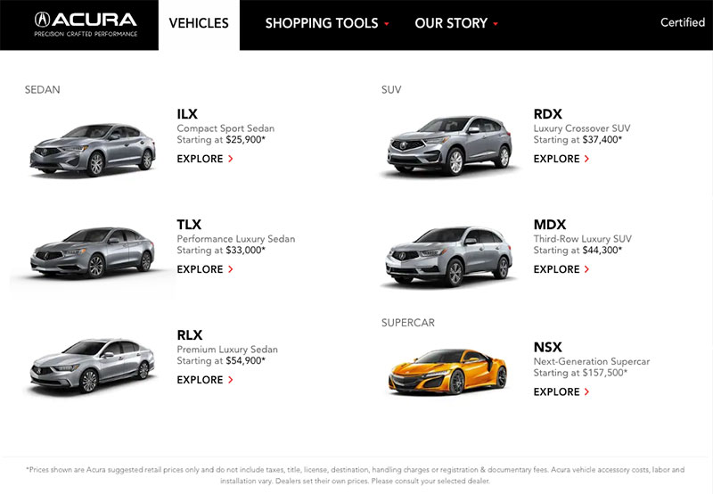 Acura Newsletter